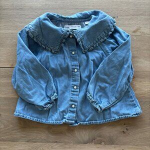 Zara Kids Denim Blouse  - Size 3-4Y